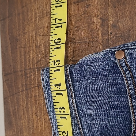 Eileen Fisher Jeans Women's sz 4 Petite Straight Leg Mid Rise Denim Jeans - Picture 7 of 9